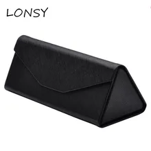 LONSY, 10 шт./лот,, высокое качество, искусственная кожа, солнцезащитные очки, чехол, оригинальная коробка для очков, lente de contato