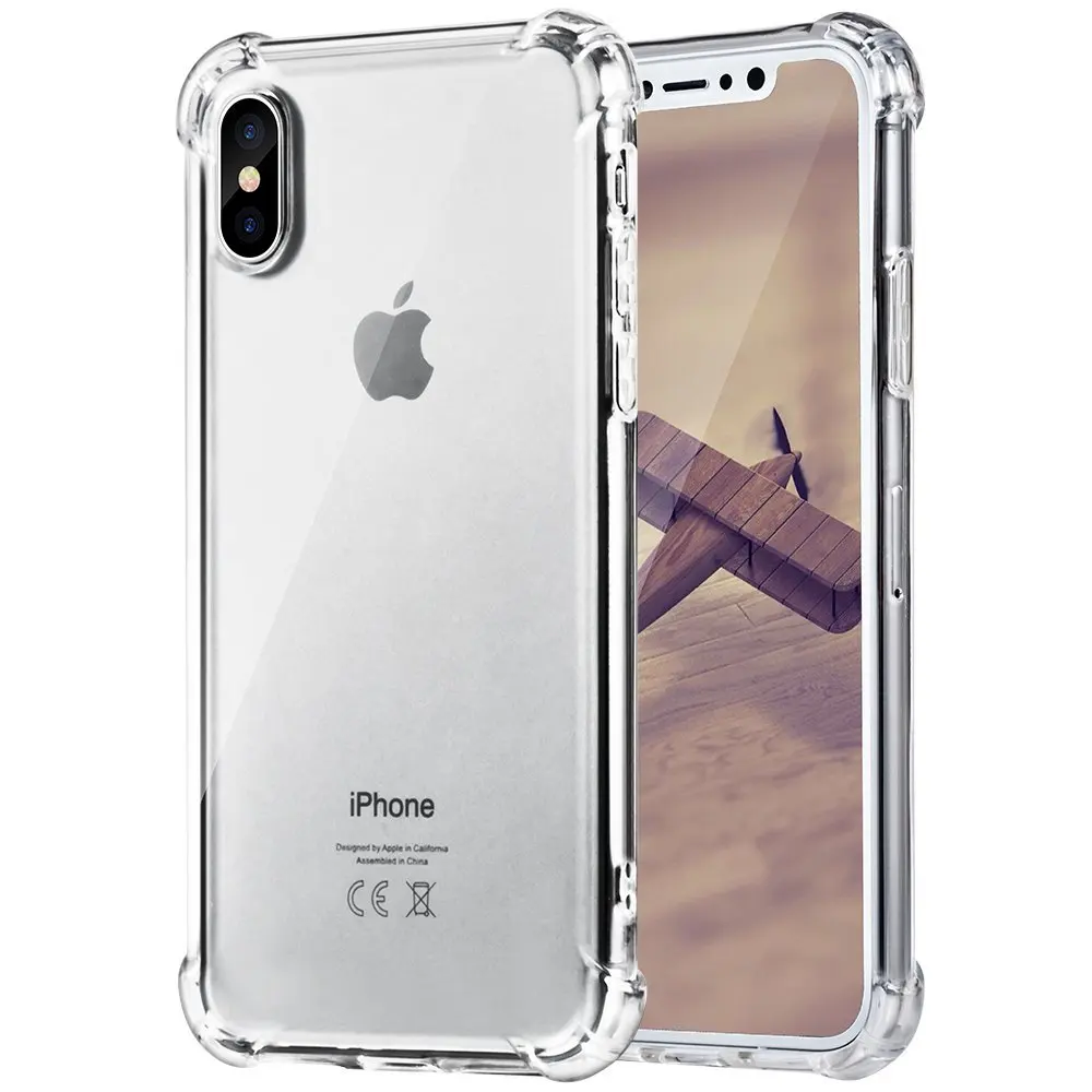 Ascromy For iPhone X Case TPU Slim Protective Shockproof Cases Cover for Apple iPhone 10 8 Plus 7 6 6S 5 5S SE Coque Accessories (5)