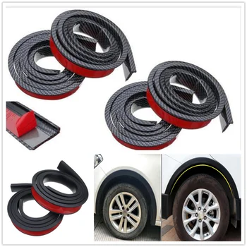 

4PCS black Car Fender Wheel Eyebrow Arch Protector Lip for BMW 335is Scooter Gran 760Li 320d 135i E60 E36 F30 F30