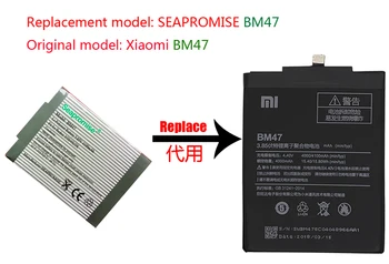 

wholesale 10PCS/LOT mobile phone battery BM47 for Xiaomi Redmi Note 3
