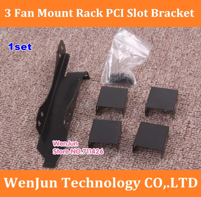 1set New Version 3 Fan Mount Rack PCI Slot Bracket for Video Graphic Card 90MM/120MM PC Case Fan