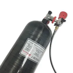 Acecare Пейнтбол Бак Кондор pcp углерода hp 4500PSI 9.0L черный газовый баллон с манометром клапан и заполнить станции AC309101