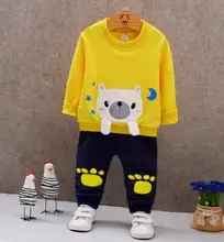 2019 Spring Children Clothing Set Boys Girl Cotton Sweat Shirt Pullover 1 2 3 4 years old Baby Clothes Two Piece Set QHQ025 2019 Spring Children Clothing Set Boys Girl Cotton Sweat Shirt Pullover 1 2 3 4 years old Baby Clothes Two Piece Set QHQ025
