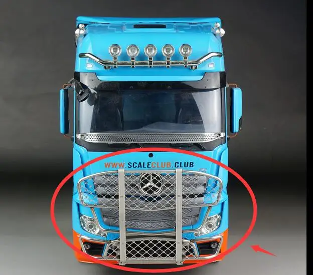 

NEW Metal Bumper grille FOR 1/14 SCALE TAMIYA Tractor Trailer BENZ 56348 3363 1851 actros 3348 56357 HOBBY KING MAN LEISU