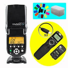 YONGNUO YN560IV YN560 IV Беспроводной Вспышка Speedlite и пикселя TW-283 S2 таймер Дистанционное управление для Sony A58 A6000 A7 A7r A3000 RX100II