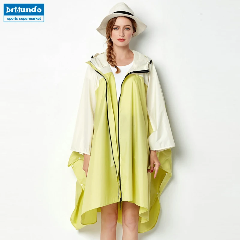

Women outdoor Rain hiking jacket waterproof Mountaineering Camping Cycling jacket Travel Trekking windbreaker raincoat poncho