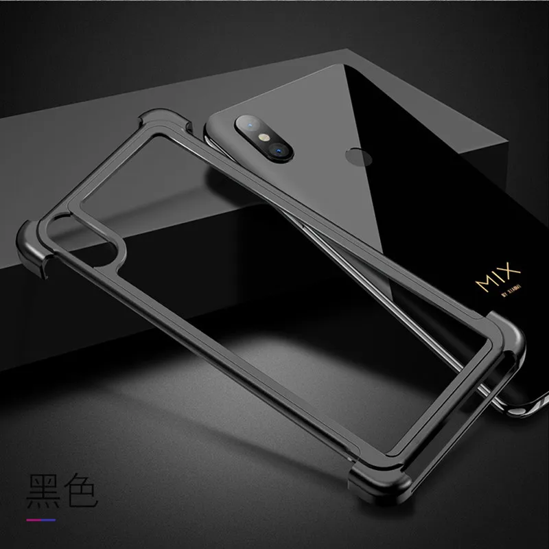 Для Xiaomi mi x 3 просто вставьте Алюминий металлический бампер тонкая задняя крышка чехол