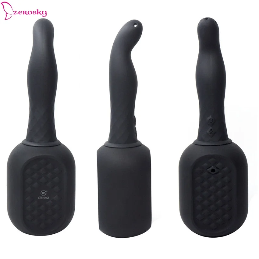 Anal Shower Washing Anus Vaginal Cleaner Plug Vibrator Prostate Massager Beads Vibration Dilator Sex Toys | Красота и здоровье