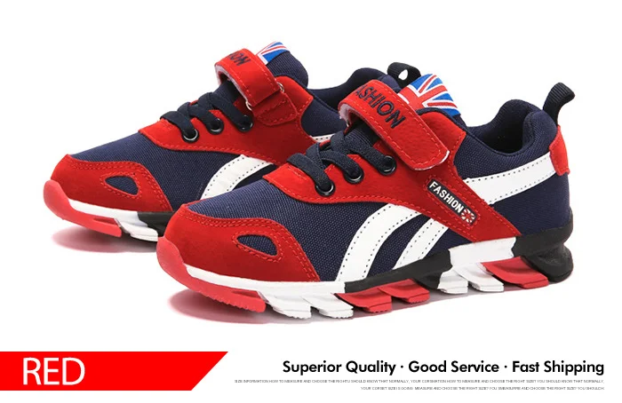 Size 26-38 2017 New Boys Sneakers Children Shoes Kids Running Shoes For Girl Sneakers Mesh Breathable Casual Shoe Sport Trainers 543 (3)
