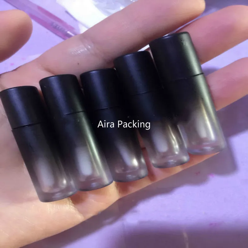 

0.8ML 50/100/200pcs Empty Gradient Lip Gloss Sample Tubes Mini Plastic Lipstick Stprage Bottle Portable Lip Gloss Packing Tube