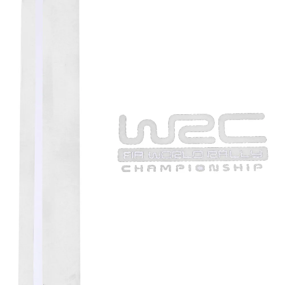 1 pc 110*15 cm W-RC Stripe Racing Sports Sticker 4 colores gráfico coche cubierta vinilo calcomanía para exterior del coche piezas