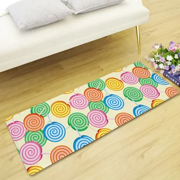 

Colorful Door Mats Home Living Room Decoration Floor Mats Non-slip Absorbent Kitchen Mat Bedroom Bedside Rug Foot Mat