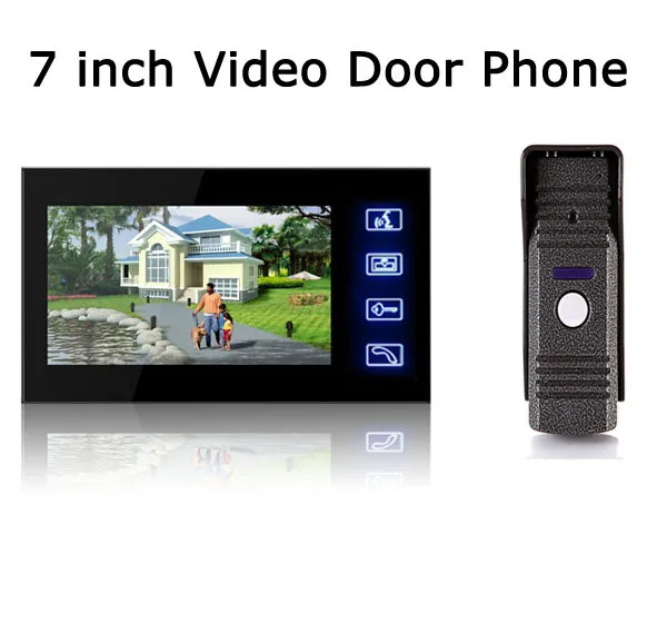 Проводной видео телефон двери аудио визуальный домофон Входная система для дома