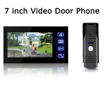 

Wired Video Door Phone Audio Visual Intercom Entry System For House Villa 1V1