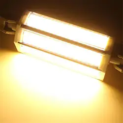Практическая 118 мм R7S led лампа 8 Вт удара светодиодная лампа AC85-265V Высокая яркий белый/теплый белый аварийного лампы