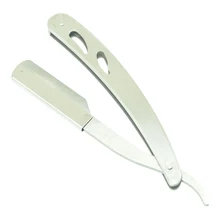 1Pcs Manual Shaver Stainless Steel Professional Straight Sharp Barber Razors Folding Shaving Shave Beard Cutter Holder HC0016