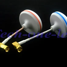 20 шт./лот 5.8 ГГц круговой поляризацией 5.8 Г гриб Телевизионные антенны для FPV-системы TX RX RP-SMA прямым углом