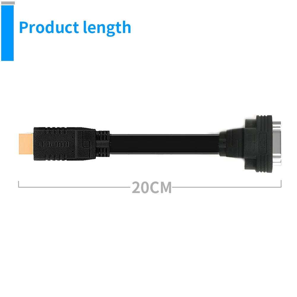 Vmade HDMI в VGA адаптер конвертер Поддержка 1080P с аудио кабелем HDMI в VGA Кабель-адаптер для HD tv xbox PS3 PS4 ноутбука ТВ коробка