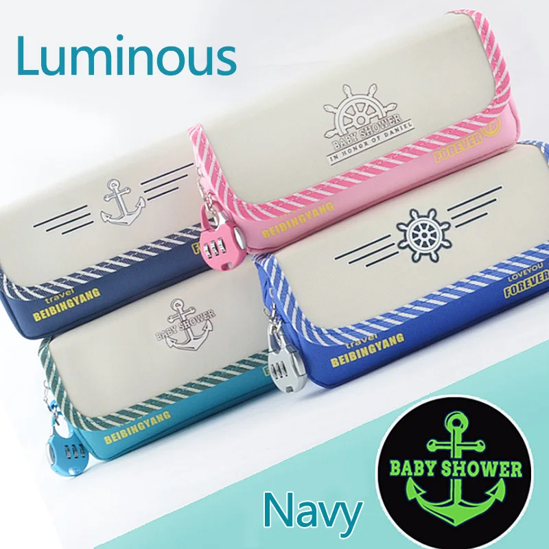 

Primary and middle school students multifunctional simple creative pencil case large capacity canvas stationery