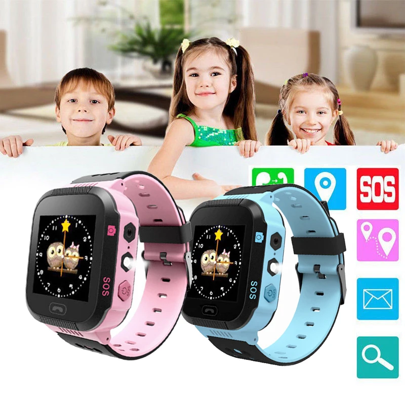 

Timethinker Kids Smart Watch SIM Card Camera Flashlight LBS Location Child Gift Smartwatch SOS Call PK Q60 Q50