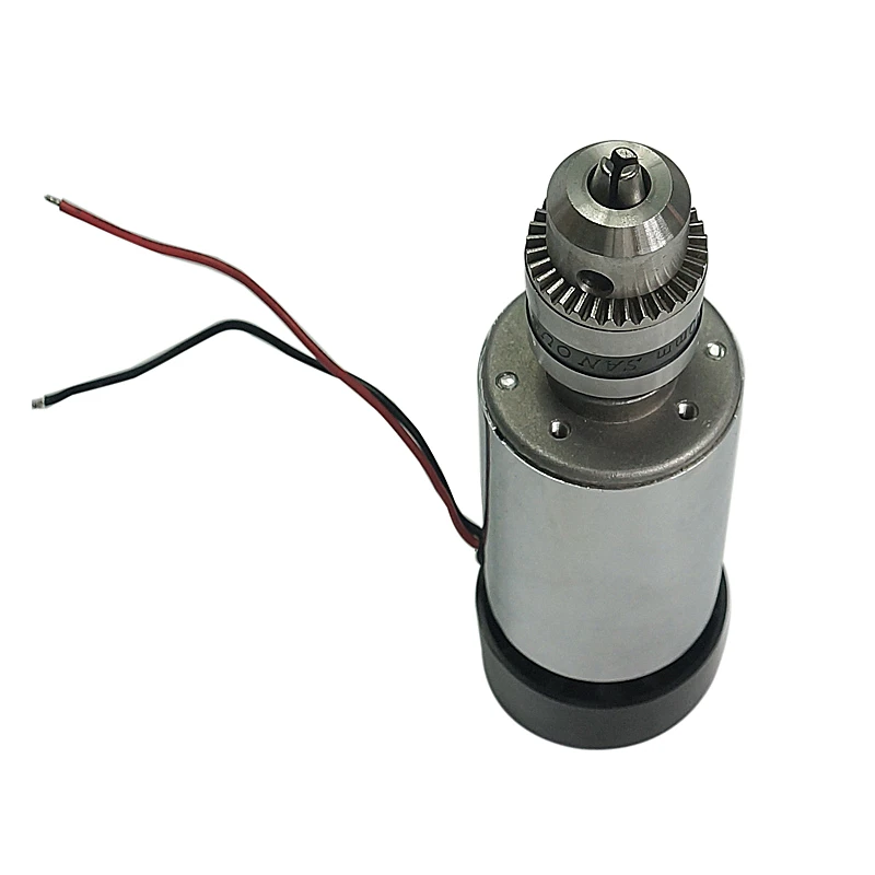 300W CNC cutting machine DC spindle motor with Clamp
