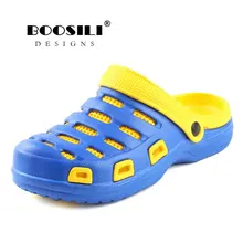 Erkek Ayakkabi/ мужские кожаные сандалии; Мужская садовая обувь; летние сандалии; высококачественные дышащие сабо; легкая скидка