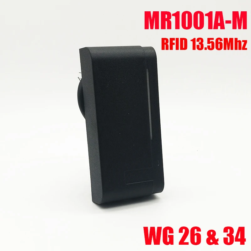 ABS корпус водонепроницаемый IC 13 56 Mhz MF RFID Slave Reader для контроля доступа к двери Wiegand