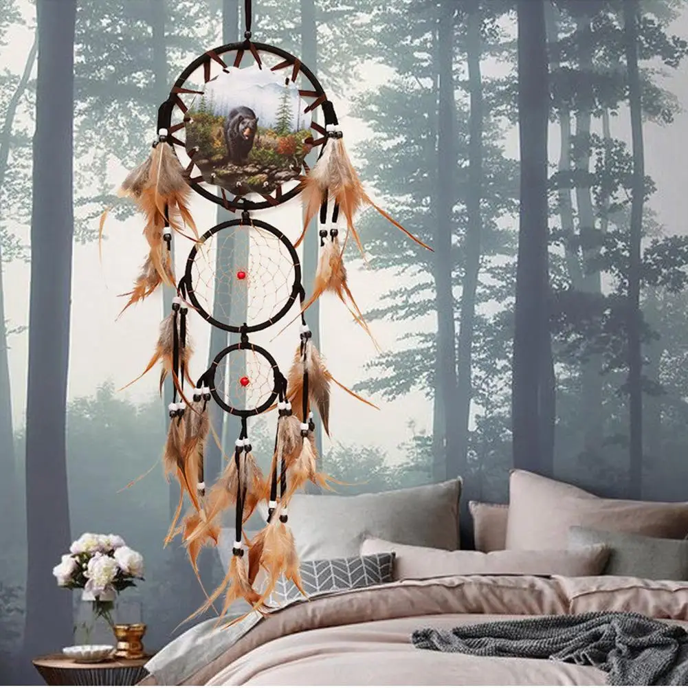 

Indian Style Dreamcatcher Handmade Decorative Tools Wall Hanging Ornaments Wall Party Home Bedroom Decoration Supplies Accessory