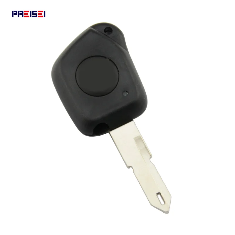 PREISEI 40 шт./лот Замена дистанционного ключа автомобиля корпус Fob для peugeot 106 206 ключ без логотипа