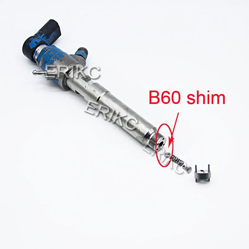 ERIKC B60 Size 1.34-1.52mm Gaskets Piezo Shims for Siemens injector B61 Size 0.970-1.015mm Nozzle Adjust Washer Total 50pcs