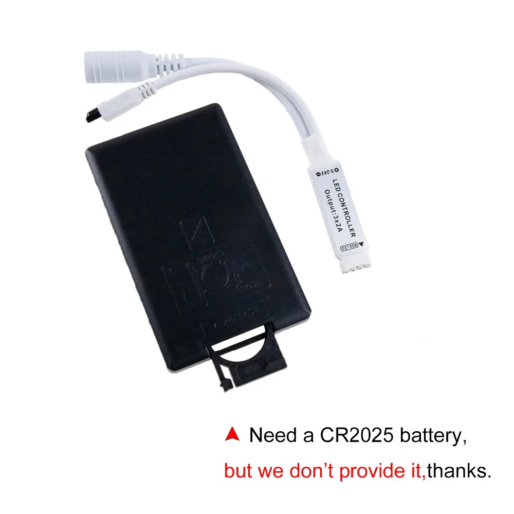DC5-24V мини 24 ключ RGB пульт управления светодиодная лента ИК пульт дистанционного управления для 3528 5050 RGB лампа дневного света SMD беспроводной выход 3* 2A JQ