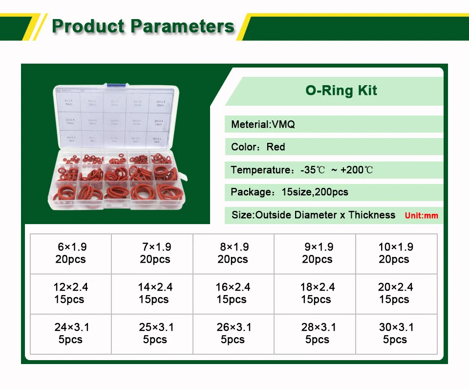 o ring kit 2