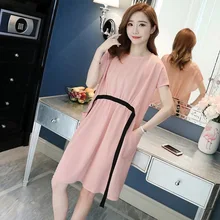 Pregnant Women Clothing Maternity Nursing Summer Dress With Elastic Waistband Clothes Pregnant Women Sweety Pregnancy Dress Pregnant Women Clothing Maternity Nursing Summer Dress With Elastic Waistband Clothes Pregnant Women Sweety Pregnancy Dress