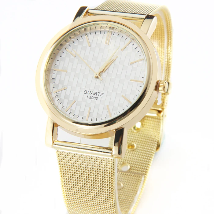 

New Gold Classic Womens Quartz Watch Stainless Steel Wrist Watch Lady style luxury brand women watch relogio feminino #pl266