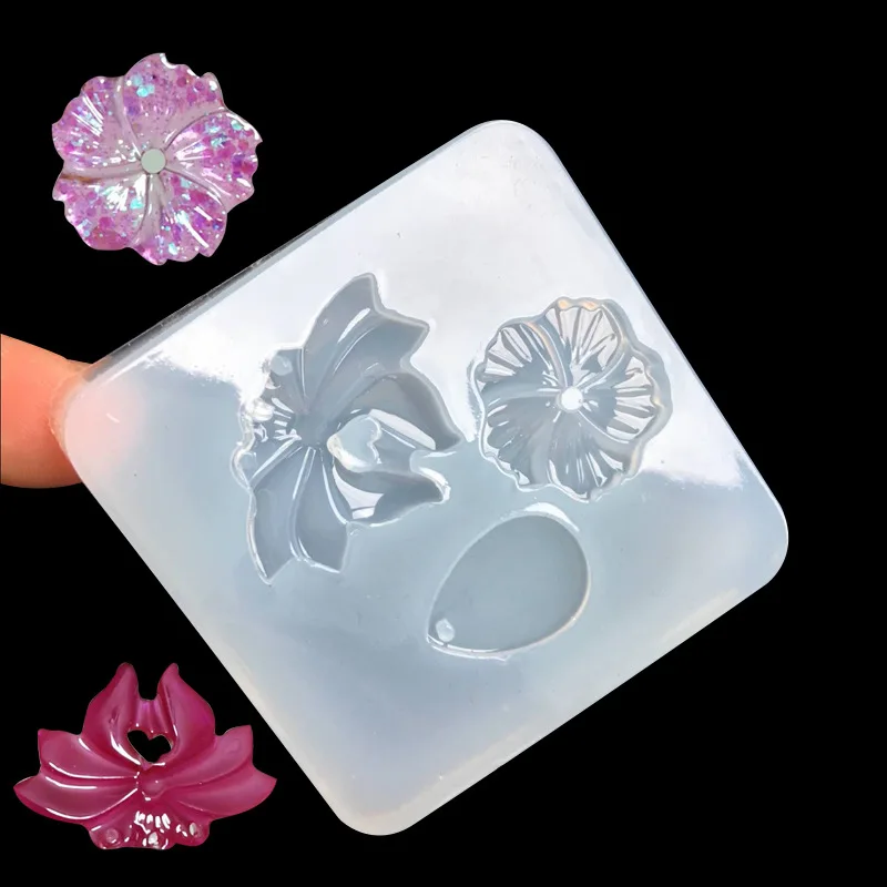 1 шт УФ-полимерная Ювелирная Жидкая силиконовая форма в виде бабочки Сакура силиконовая полимерная форма для украшения своими руками