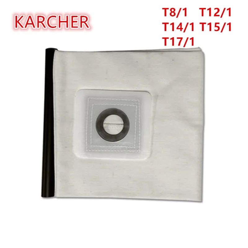 Высокое качество моющиеся части пылесоса для KARCHER пылесос ткань Пылезащитный фильтр мешки T8/1 T12/1 T14/1 T15/1 T17/1
