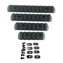 Принадлежности для охоты 4 шт. Тактический Airsoft полимер Пикатинни HK416 Handguard лазерный прицел