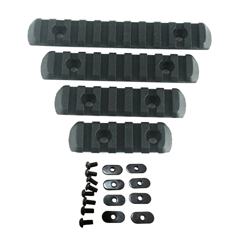 الصيد الاكسسوارات 4 قطعة التكتيكية الادسنس البوليمر Picatinny السكك الحديدية ل HK416 Handguard الليزر نطاق الصيد الاكسسوارات 4 قطعة التكتيكية الادسنس البوليمر Picatinny السكك الحديدية ل HK416 Handguard الليزر نطاق
