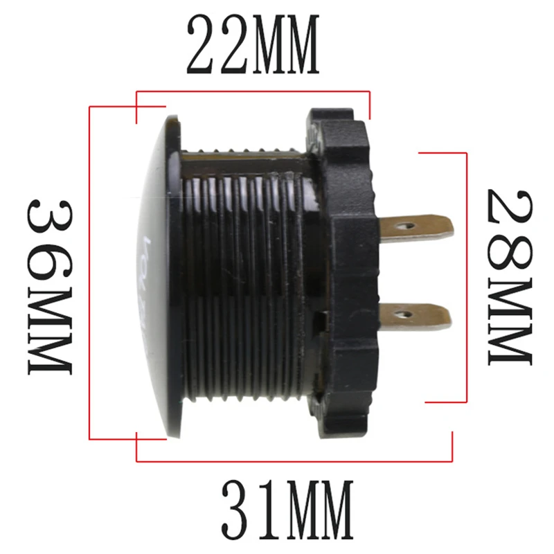 DC 12 V-24 V Цифровой Панель вольтметр Напряжение измеритель светодиодный Дисплей для авто мотоцикла Лодка ATV грузовик ремонт аксессуары