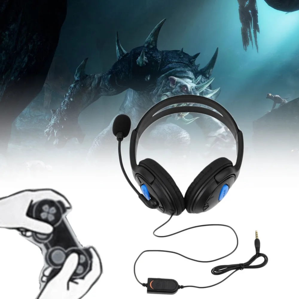 1pc 3.5mm Wired Gaming Headphone Pro Gaming Stereo Headset Earphone