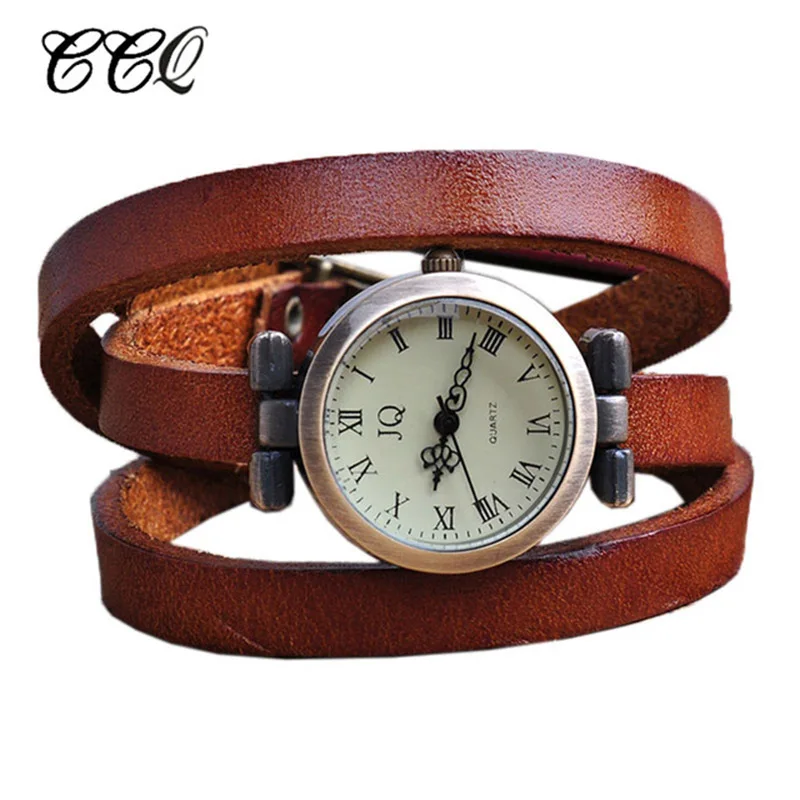 Prix pour Punk Roma tête Femmes Véritable En Cuir Montre Dames Montre-Bracelet Hommes Bracelet Montres pour Femmes Vintage Wrap Quartz Montre C1263 Prix pour Punk Roma tête Femmes Véritable En Cuir Montre Dames Montre-Bracelet Hommes Bracelet Montres pour Femmes Vintage Wrap Quartz Montre C1263