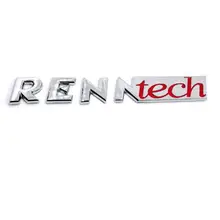 Liga de metal renntech carro adesivo emblema emblema emblema emblema emblema