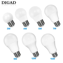 DIGAD LED E14 LED Lamp E27 LED Bulb AC 220V 230V 240V 18W 15W 12W 9W 6W 3W Lampada LED Spotlight Table Lamp Lamps Light DIGAD LED E14 LED Lamp E27 LED Bulb AC 220V 230V 240V 18W 15W 12W 9W 6W 3W Lampada LED Spotlight Table Lamp Lamps Light