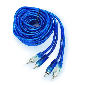 

New Car styling Car Power Amplifier Audio Line+Power Line Suit Car Power Amplifier Car Speaker Woofer Cables