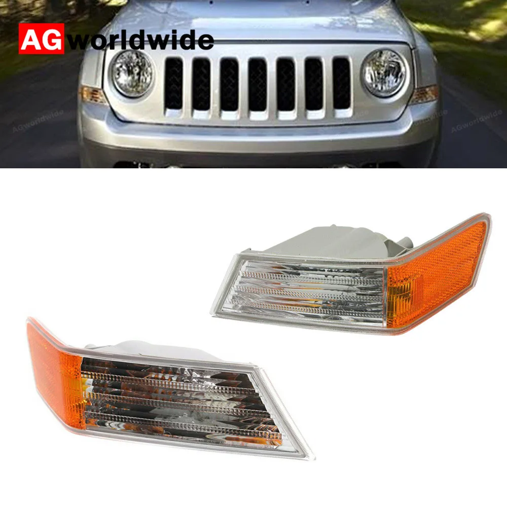 Для Jeep Patriot 2007 2016 Левая или правая сторона водителя пара углосветильник без лампы
