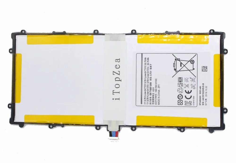 ITopZea 1x9000mAh SP3496A8H Сменный аккумулятор для Samsung Google Nexus 10 GT P8110 HA32ARB батареи