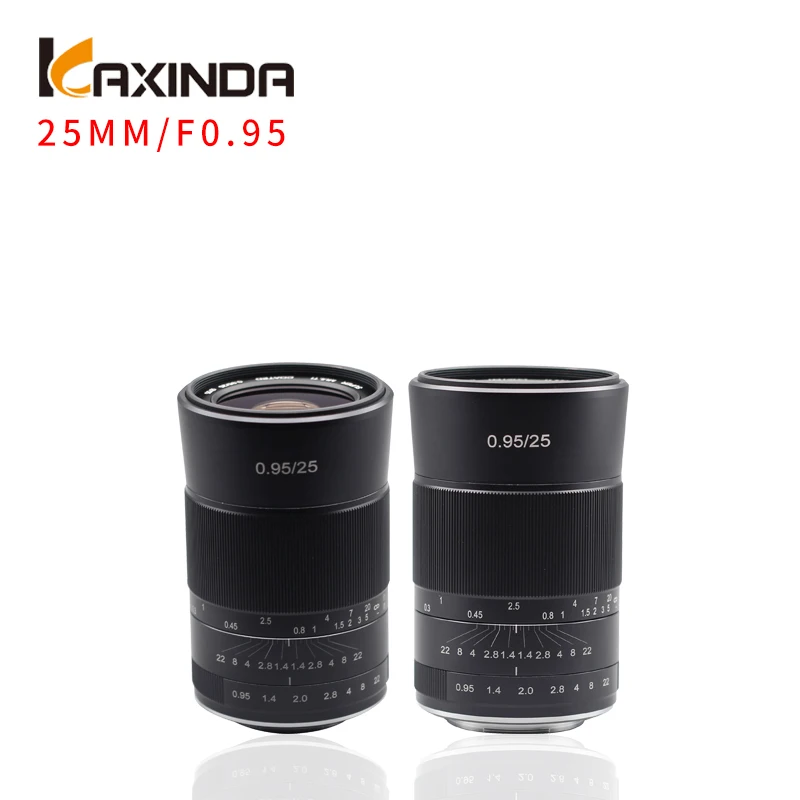 KAXINDA 25 мм F0.95 микро одиночный объектив для olimpus Canon Fuji Sony с большой диафрагмой