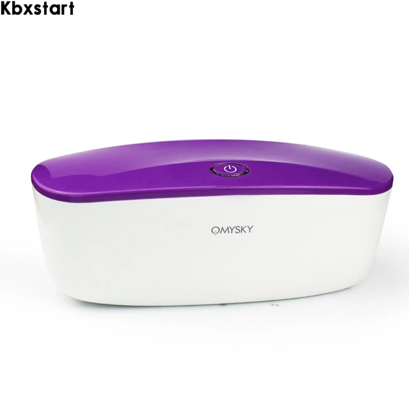 Kbxstart Portable LED UV Sterilizer Box Beauty Nail Art Tools Disinfection Cleaner Storage Box for Comestic Personal Care