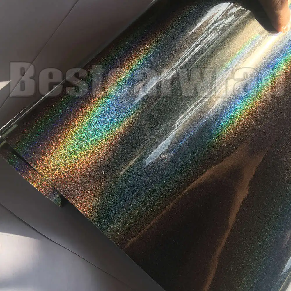 

Gray Psychedelic Gloss lase Car Wrap Vinyl Film with air release For Vehicle Wrap STICKER COVERING FOIL PROTWRAPS Size:1.52*20M
