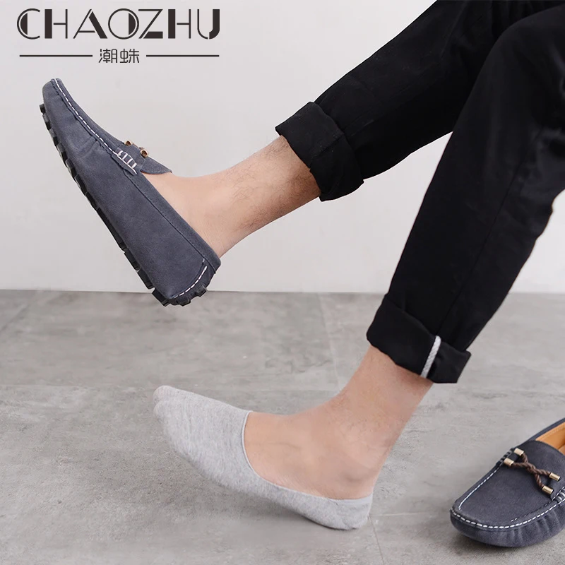 Носки CHAOZHU мужские летние хлопковые низкие носки тапочки невидимые деловые 5
